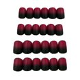 thumbnail image 3 of de 24 clavos de ataúd color rojo negro, de puntas artísticas de uñas postizas mate, uñas postizas cortas de cubierta para bail Yuyangstore Puntas de uñas falsas, 3 of 7