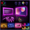 thumbnail image 2 of ColorRGB, retroiluminación para tv, tira de luz LED alimentada por USB, RGB5050 para TV de 24 a 60 pulgadas, espejo, PC, sesgo de control de aplicación Tan Jianjun unisex, 2 of 2
