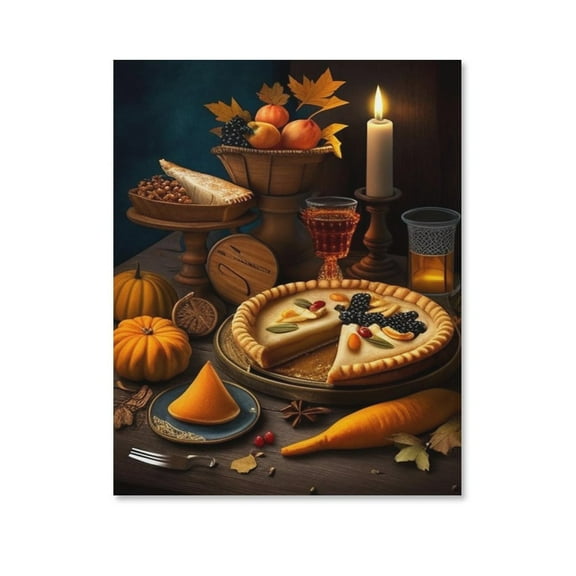 Lots of Food Poster Canvas- Perfect for Wall Artrations, Dining Room Decor, Bedroom Art, Wall Decor Living Room, Wall Art, Frameless 8x10inch