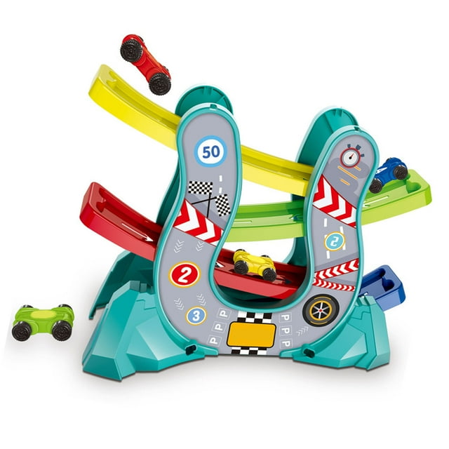 Juguetes de Rampa de Coche, Juguete de Pista de Carreras, Juguete de Rampa de Pista de Coches de Carreras para Niños Pequeños Para El Hogar
