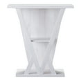 thumbnail image 3 of Furniture of America Jorga 2-Shelf Console Table, White, 3 of 6