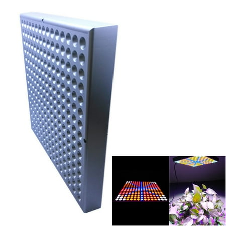 zimtown 45w 2400lm 225 led red amp blue amp orange amp white 225 blue red orange white led plant grow light panel