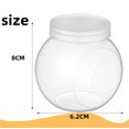 thumbnail image 3 of Clear Cookie Jars 6 Pcs,Candy Dish for Office Desk,Candy Jar for Candy Buffet,Cotton Ball Container Jar,Plastic Jar for Candy,Cookie,Pasta,Popcorn,Snacks (Clear), 3 of 7