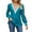 Peacock  blue, variant on SHIBEVER Long Sleeve Tops for Women Plus Size V Neck Puff Long Sleeves Tops Casual Cute Lace Loose Lady Tops Size XXL