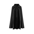 thumbnail image 6 of Jsaierl Women's Velvet Cape Collared Cloak with Neck Ribbon Tie Halloween Vampire Cosplay Costume Outwear, 6 of 6