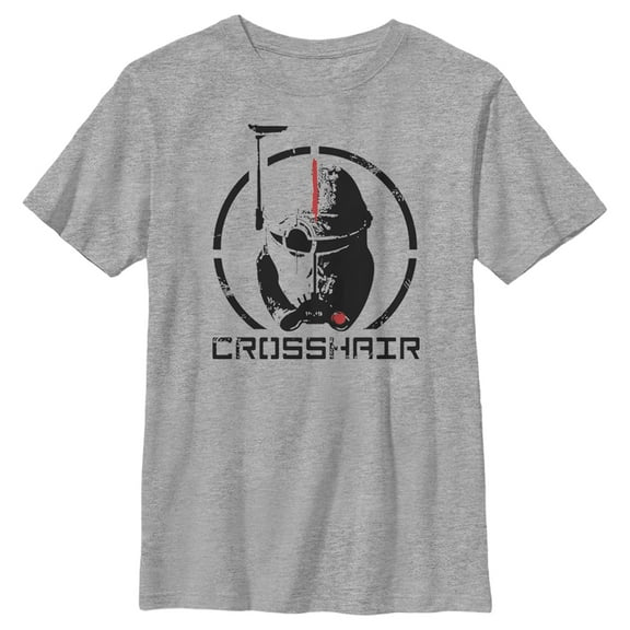 Boy's Star Wars: The Bad Batch Crosshair  Graphic Tee Athletic Heather Small