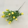 thumbnail image 1 of Simulación Milan Grain Flores Artificiales Milan Grain Flor Planta De Plástico Ramo Decoración De Oficina En Casa Simulación Partículas Grandes Milan Grain Flower Trough ANGGREK Amarillo, 1 of 1