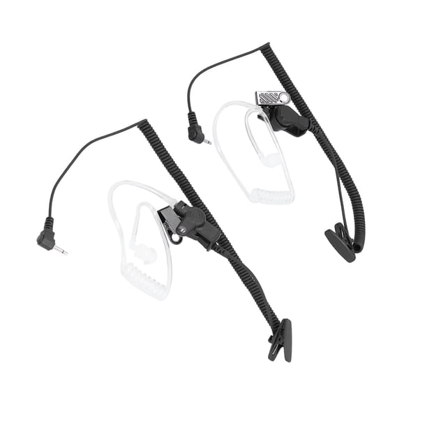 Auricular Receptor De 2,5 Mm, Auricular Con Tubo Acústico Auricular Reduce La Fatiga Auditiva Con Tubo Acústico En Espiral Para Radios Bidireccionales Audio Solo Para La Mayoría Fugacal Ocean Broad Surfboard Fins