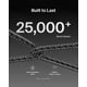 thumbnail image 4 of Cable USB C a USB C, paquete de 2 unidades, Belkin, 3 m, 60 W, para iPhone 16, negro, 4 of 8