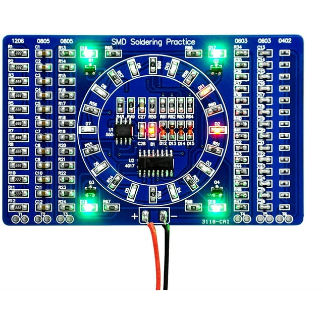Gikfun DIY SMD SMT Pièces Soudure Pratique Conseil Rouge led EK7026