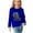 Blue, variant on Zwiiyzr Toddler Baby Girl Long Sleeve Sweatshirt Crew Neck Tops Basic Solid Color Sweater Shirts Kid Fall Clothes 3-14 Years Olive Green