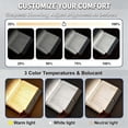 thumbnail image 3 of QenASHaing Book Light,Rechargeable Clear LED Flat, Book Lights for Reading in Bed at Night-with 3 Colors & Timer Dimmable Panel Plate Book Lamp Full Page Light, 3 of 7