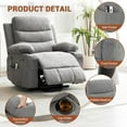 thumbnail image 6 of 2025 New Power Lift Recliner Chair, Oversize Electric Recliners with Heat and Massage, Stand Assist with Cup Holders, Side Pocket, Single Sofa Seat for Living Room, 6 of 6