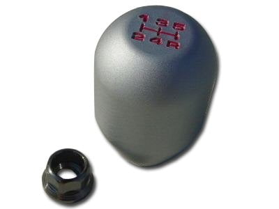 10x1.25mm Thread 6 speed JDM Round Ball Shift Knob in Gunmetal Grey Gray Silver Billet Aluminum for Infiniti G35 G37 G37S