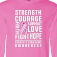 thumbnail image 4 of Inktastic Turners Syndrome Awareness Strength Courage Support Long Sleeve T-Shirt, 4 of 5