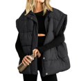 thumbnail image 1 of Chaleco acolchado Songling Oversize para mujer negro talla M, 1 of 7