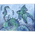 thumbnail image 3 of Great Art Now Ocean Blues by Jean Plout 2 Piece Canvas Art Set Each 15"W x 12"H, Coastal Art, 3 of 3