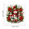 thumbnail image 3 of Christmas 5D Diamond Painting Kit Snowman Diy Rhinestone Art 11.81 X 11.81 Inches Frameless Holiday Decor, 3 of 4