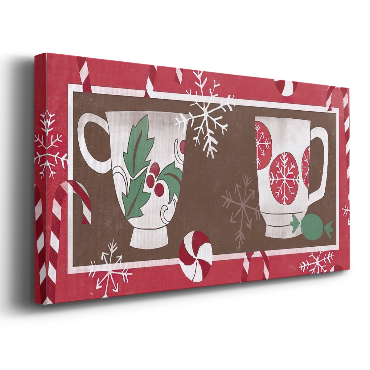 Cozy Cocoa Christmas Collection D- Gallery Wrapped Canvas