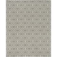 thumbnail image 3 of Nourison Jubilant Modern Moroccan Grey 7' x 10' Area Rug, (7' x 10'), 3 of 9