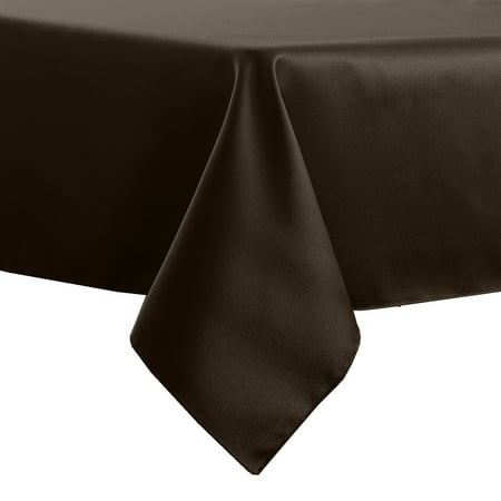 

Ultimate Textile (2 Pack) Herringbone - Fandango 52 x 70-Inch Rectangular Tablecloth Chocolate Brown
