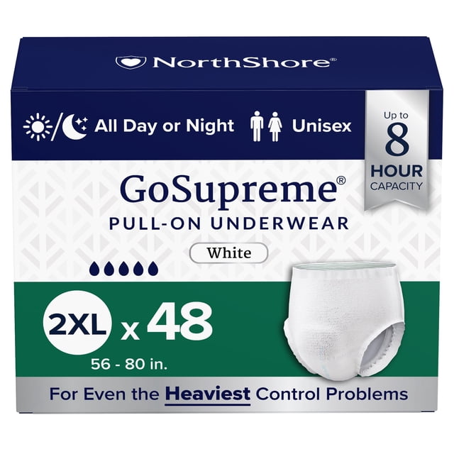 Ropa interior para incontinencia NorthShore GoSupreme 2XL x48