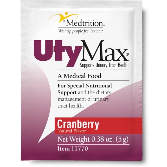 UtyMax CranMax Urinary Supplement 11770 5 Gram Case of 60, Cranberry Flavor