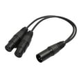 thumbnail image 3 of Adaptador de audio XLR Sunnimix Mic Conector Divisor de 1ft, 3 of 7