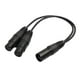 thumbnail image 3 of 2 piezas de Cables Splitter XLR 3Pin a Enchufe Accesorios de Musical Instrumentos, 3 of 7