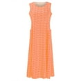 thumbnail image 4 of Robes d'Été pour Femmes en Lin Robe de Plage Décontractée Robe Midi avec Poches, 4 of 8