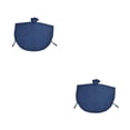 thumbnail image 3 of Transemion Poncho de Pluie Imperméable avec Bande Réfléchissante pour les Utilisateurs de Fauteuil Roulant Imperméable Frontal Transparent Bleu 2Set, 3 of 6