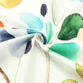 thumbnail image 4 of Boho Floral Shower Curtain for Bathroom, Colorful Leaves Fabric Shower Curtain, Abstract Watercolor Cute Botanical Decorative Shower Curtain Set with Hooks, 72x72, 4 of 6
