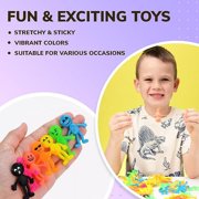 Bulk Toys - 2.5 Inch Stretchy Emoji Toys - Figurines for Kids - 25 Pcs Small Figurines for Party Favors - Fillers Goodie Bag Supplies - Pinata Stuffers - Bulk Gifts for Kids - Vending Machine Toy