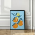 thumbnail image 3 of Orange Branch Framed Art Modern Wall Decor, 3 of 15