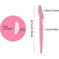 thumbnail image 2 of VASLON 24 Pieces Eyebrow Razor Shaper Trimmer Shaver Women Men Facial Razor with Precision Cover,Green Pink Yellow, 2 of 7