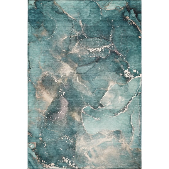 Dalyn Odyssey Area Rug OY11-Teal OY11TE30X46 Teal, 2'6" x 3'10"