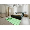 thumbnail image 4 of Ahgly Company Indoor Rectangle Patterned Mint Green Area Rugs, 2' x 5', 4 of 6