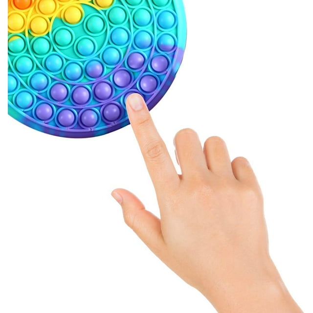 Bolso de silicona para macarrones Fidget Toy HUOGUO, tipo bandolera Pop it
