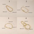 thumbnail image 3 of Osdhezcn Portable Brass Keychain Screw Lock Rings Simple Style Car keychain for Men Women, 3 of 9