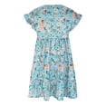 thumbnail image 3 of SMihono Robe Bohème d'Été pour Femmes Grande Taille Mode Robe Décontractée pour Femmes à Col Rond à Manches Courtes Imprimée pour le Printemps et l'Été, 3 of 6