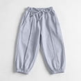 thumbnail image 5 of Girls' Fashion Pocket Sweatpants Solid Color Leisure Trousers Breathable Lightweight Everyday Active Pants, 5 of 8