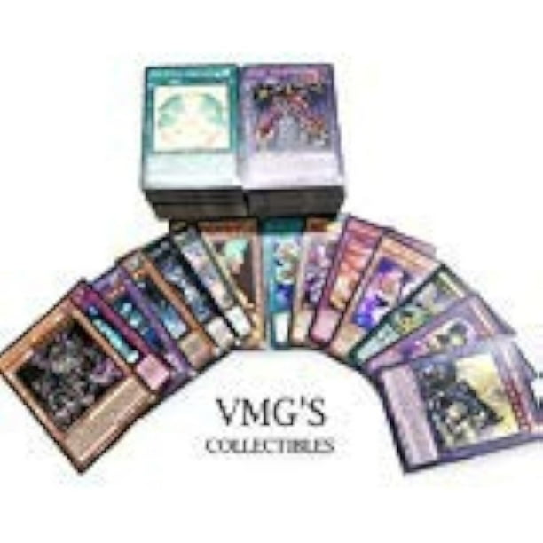 Yu-Gi-Oh! 200 cartas (50 raras) ¡Sin duplicados! Holos incluidos