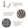 thumbnail image 3 of Vis Torx en Acier Inoxydable Auto-Perçantes avec Perceuses - 400 Pcs, 3 of 5