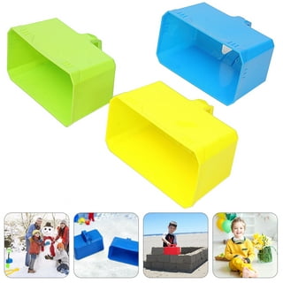 Superio 3 Pack Snow Brick Maker Sand and Snow Toys Igloo Snow Block Shaper  - Red