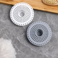 thumbnail image 5 of Bathtub Drain Hair Catcher, Silicone Collapsible Drain Protector for Pop-Up and Regular Drains of Shower, Tub, Bathroom, Sink, Snow, 5 of 9
