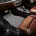 thumbnail image 6 of Pofeuu Colorful Alpaca Print Car Foot Mat Set of 4 Pieces - All-Weather Full Set Floor Mats for Cars Trucks SUVs, 6 of 7