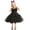 Black, variant on Toddler Girls Princess Witch Dress Tulle Halloween Birthday Party Costume 1-6T