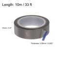 thumbnail image 2 of PTFE Película Cinta Rollo, 0,5" x 33 Pies Alta Temperatura Cinta 0,06mm Grosor con Un Lado Adhesivo para Vacío Selladoras Máquina, Manual Impulso Selladoras, Gris, 2 of 5