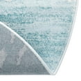 thumbnail image 6 of Jill Zarin Uptown Collection Area Rug - Carnegie Hill (8' Round Turquoise/Ivory), 6 of 6