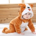 thumbnail image 5 of Coerni Unisex-Baby Animal Onesie Clothes Cartoon Animal Outfit Homewear Kids' One-Piece Rompers 6 12 18 24 Months Baby Warm Outwear, 5 of 6